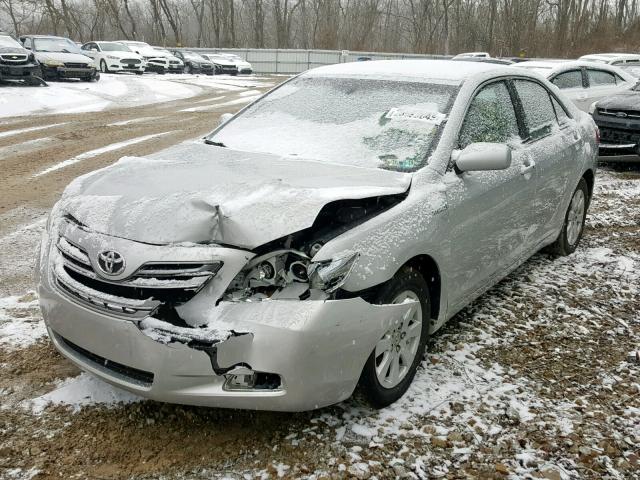 4T1BB46K19U072846 - 2009 TOYOTA CAMRY HYBR SILVER photo 2