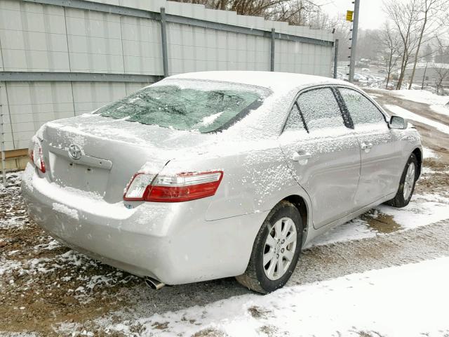 4T1BB46K19U072846 - 2009 TOYOTA CAMRY HYBR SILVER photo 4