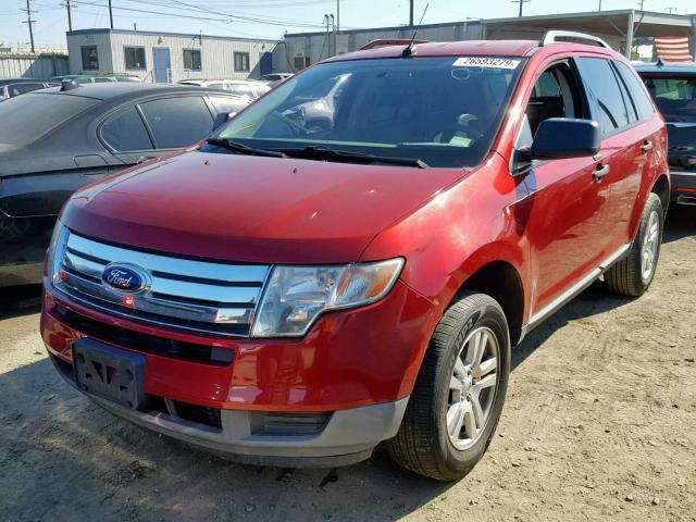 2FMDK36C57BA70001 - 2007 FORD EDGE SE RED photo 2