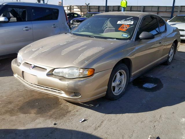 2G1WW12E159187276 - 2005 CHEVROLET MONTE CARL GOLD photo 2