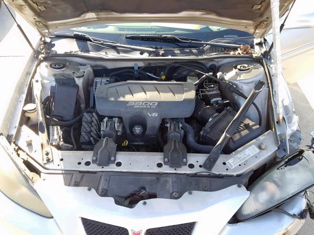 2G2WS522241152506 - 2004 PONTIAC GRAND PRIX SILVER photo 7