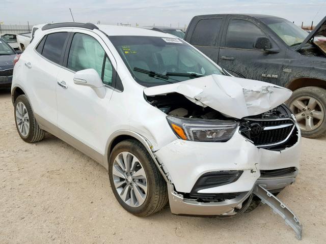 KL4CJASB8JB648281 - 2018 BUICK ENCORE PRE WHITE photo 1