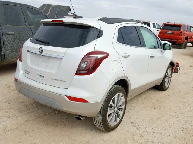 KL4CJASB8JB648281 - 2018 BUICK ENCORE PRE WHITE photo 4