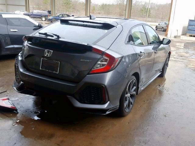 SHHFK7G40JU221802 - 2018 HONDA CIVIC SPOR GRAY photo 4