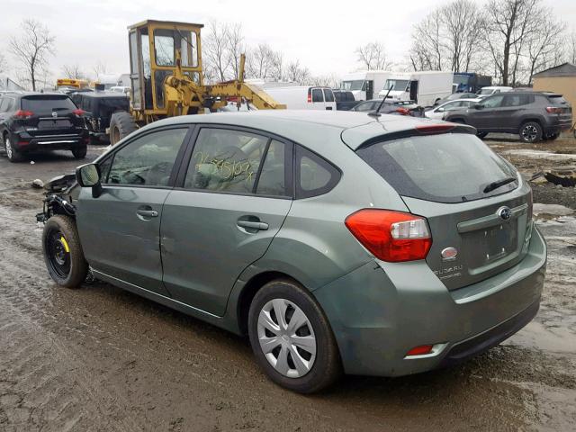 JF1GPAA65EG336055 - 2014 SUBARU IMPREZA BA GREEN photo 3