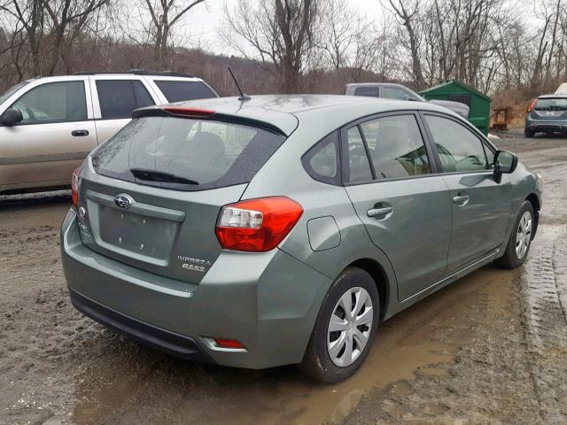 JF1GPAA65EG336055 - 2014 SUBARU IMPREZA BA GREEN photo 4