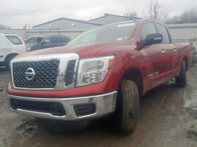 1N6AA1EJ9JN526895 - 2018 NISSAN TITAN S RED photo 2