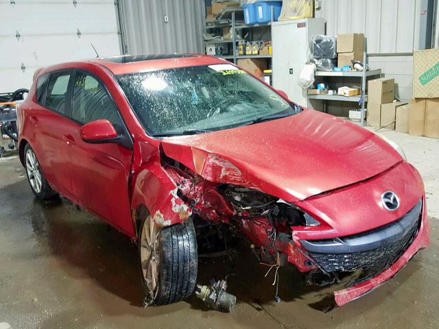 JM1BL1H64A1329343 - 2010 MAZDA 3 S RED photo 1