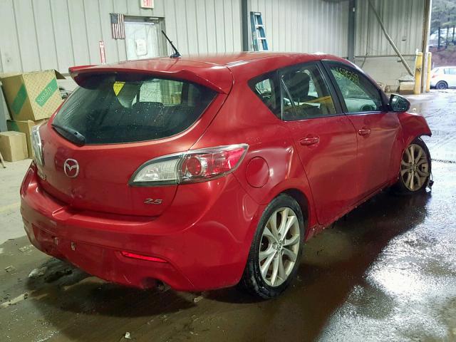 JM1BL1H64A1329343 - 2010 MAZDA 3 S RED photo 4