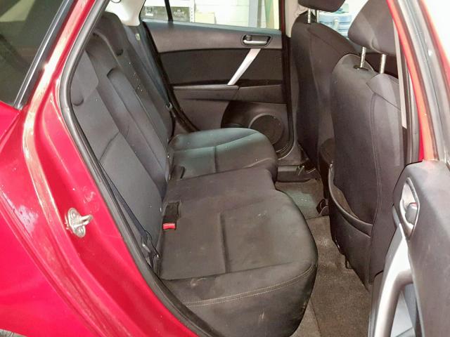 JM1BL1H64A1329343 - 2010 MAZDA 3 S RED photo 6