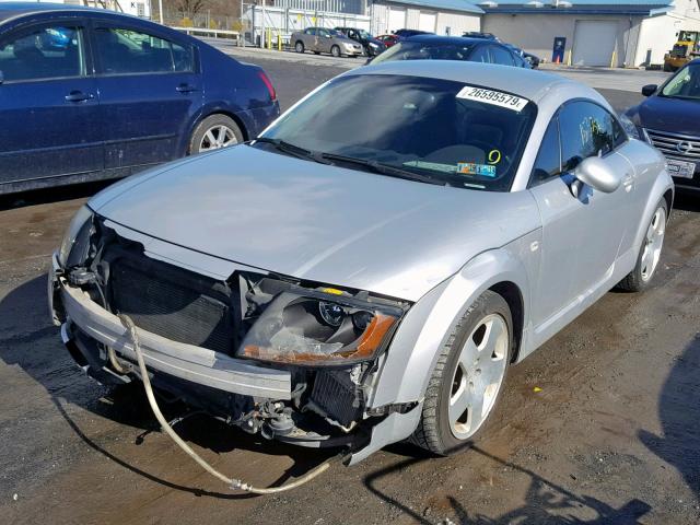 TRUWT28NX41013258 - 2004 AUDI TT QUATTRO SILVER photo 2