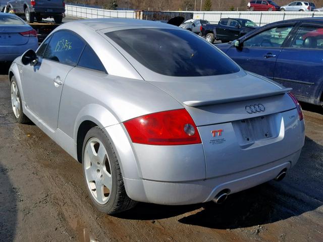 TRUWT28NX41013258 - 2004 AUDI TT QUATTRO SILVER photo 3