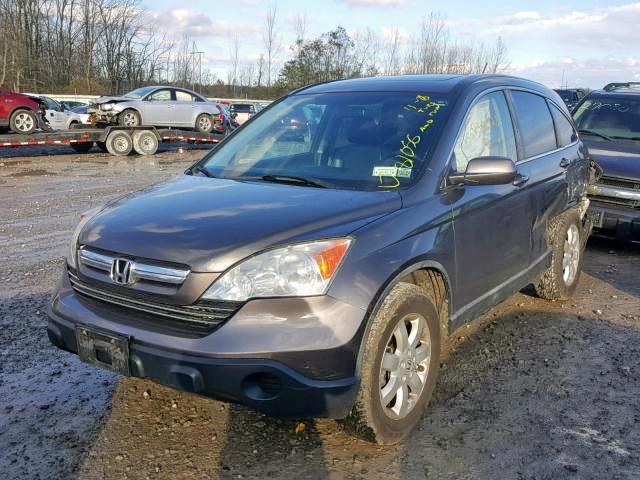 5J6RE487X9L034096 - 2009 HONDA CR-V EXL BROWN photo 2