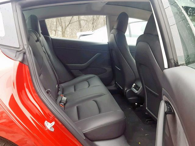 5YJ3E1EA2JF058409 - 2018 TESLA MODEL 3 წითელი ფოტო 6