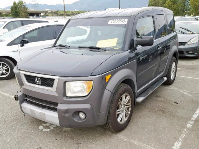 5J6YH28543L032924 - 2003 HONDA ELEMENT EX BLACK photo 2