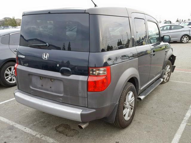 5J6YH28543L032924 - 2003 HONDA ELEMENT EX BLACK photo 4