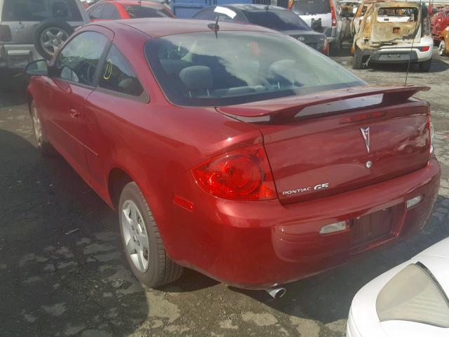 1G2AS18H597203344 - 2009 PONTIAC G5 MAROON photo 3