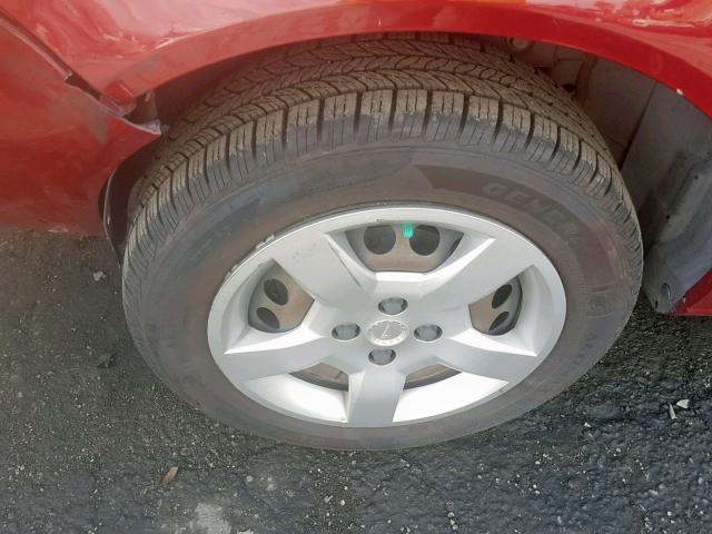 1G2AS18H597203344 - 2009 PONTIAC G5 MAROON photo 9