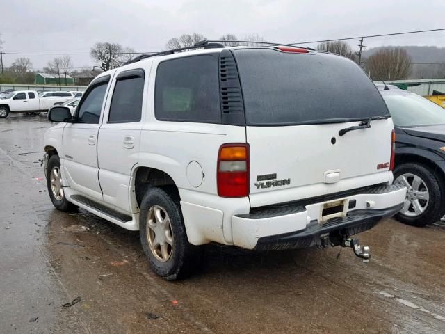 1GKEK63U92J144746 - 2002 GMC DENALI WHITE photo 3