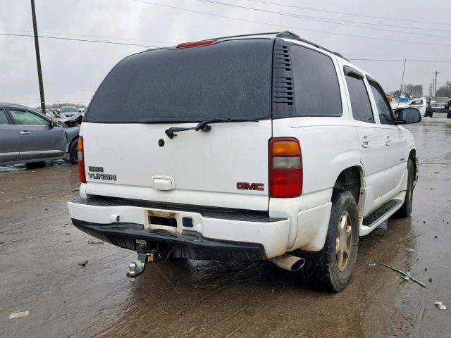 1GKEK63U92J144746 - 2002 GMC DENALI WHITE photo 4