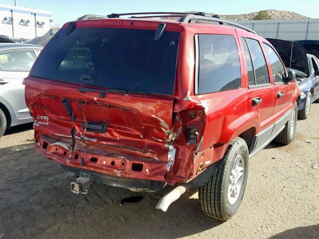 1J4GW48N03C602639 - 2003 JEEP GRAND CHER MAROON photo 4