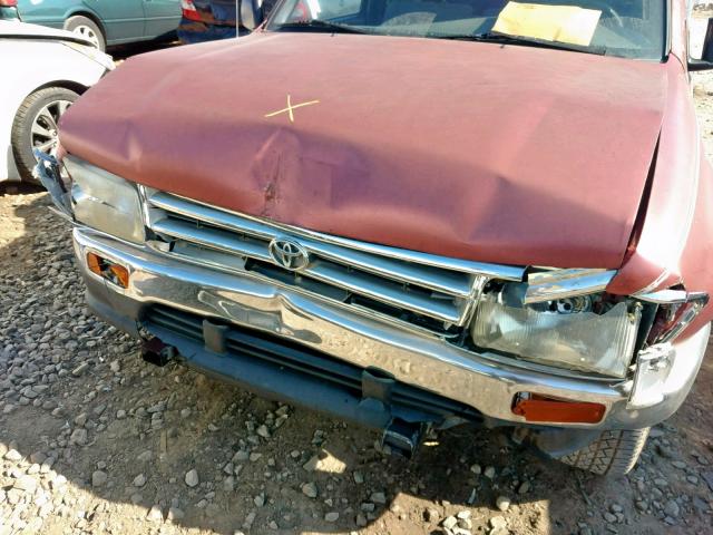 JT4VD12E1S0007079 - 1995 TOYOTA T100 XTRAC RED photo 9