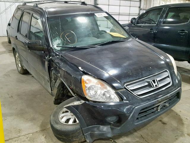 JHLRD78966C052380 - 2006 HONDA CR-V SE BLACK photo 1