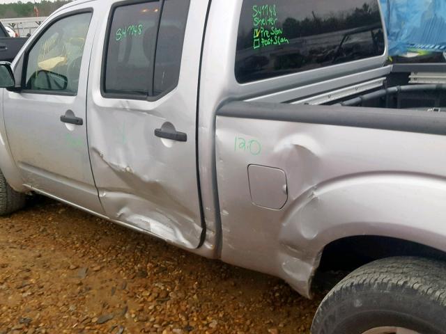 1N6AD09U57C440722 - 2007 NISSAN FRONTIER C SILVER photo 9