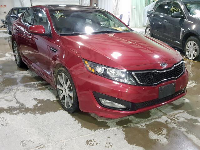 5XXGR4A63CG015786 - 2012 KIA OPTIMA SX RED photo 1