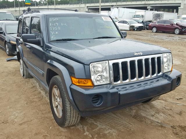 1J8HH48K77C565758 - 2007 JEEP COMMANDER BLUE photo 1