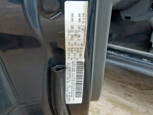 1J8HH48K77C565758 - 2007 JEEP COMMANDER BLUE photo 10