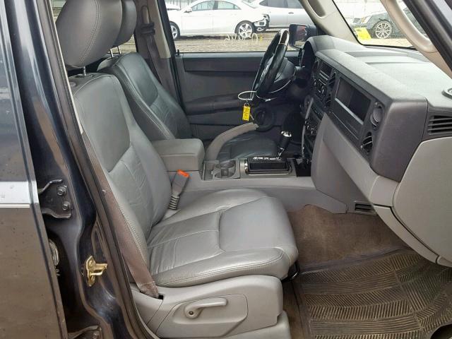 1J8HH48K77C565758 - 2007 JEEP COMMANDER BLUE photo 5