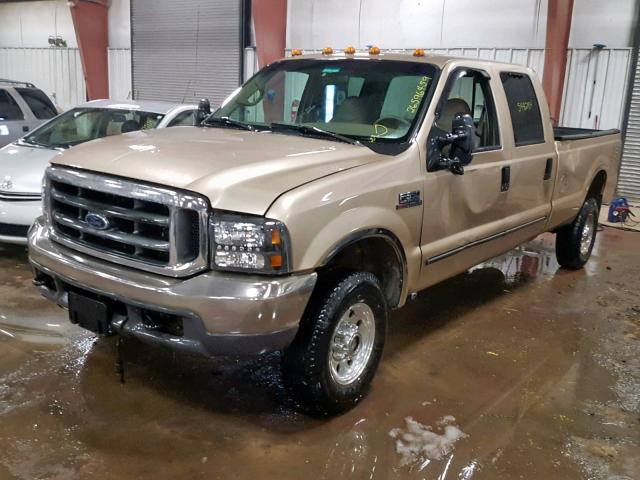 3FTSW31F3YMA69253 - 2000 FORD F350 SRW S GOLD photo 2