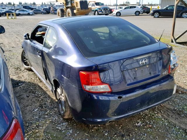 JTKJF5C72D3045625 - 2013 TOYOTA SCION TC ლურჯი ფოტო 3