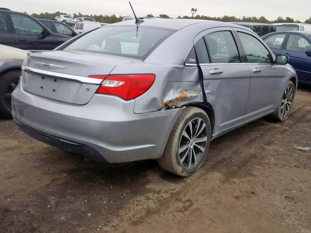 1C3CCBBB6EN186009 - 2014 CHRYSLER 200 TOURIN GRAY photo 4