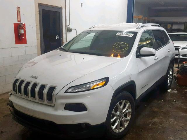 1C4PJMCB4FW734419 - 2015 JEEP CHEROKEE L WHITE photo 2