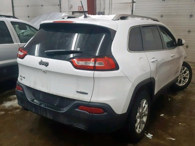 1C4PJMCB4FW734419 - 2015 JEEP CHEROKEE L WHITE photo 4