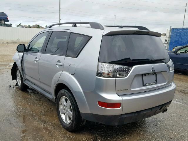 JA4MS31X69Z001682 - 2009 MITSUBISHI OUTLANDER SILVER photo 3