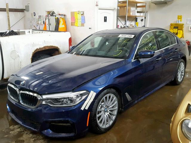 WBAJE7C38HWA03810 - 2017 BMW 540 XI BLUE photo 2