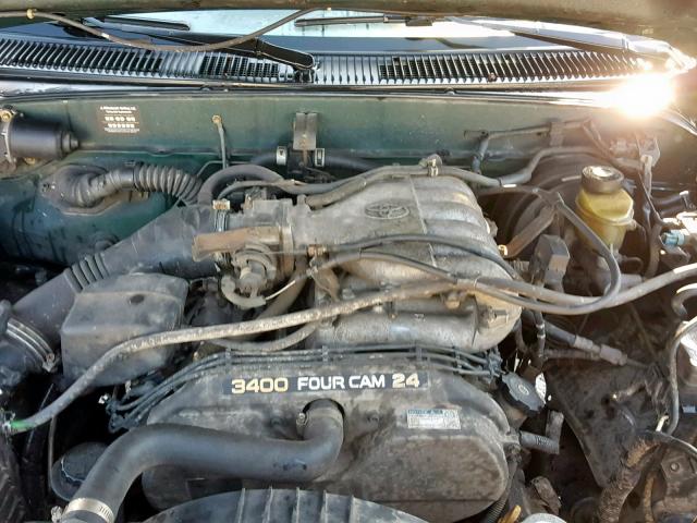 4TASN92N1XZ533385 - 1999 TOYOTA TACOMA XTR GREEN photo 7