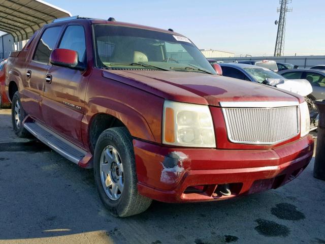 3GYEK62N74G270009 - 2004 CADILLAC ESCALADE E BURGUNDY photo 1