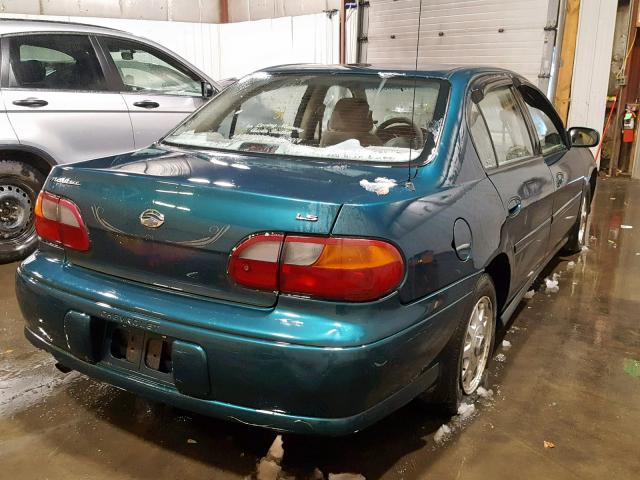 1G1NE52M1WY121367 - 1998 CHEVROLET MALIBU LS GREEN photo 4