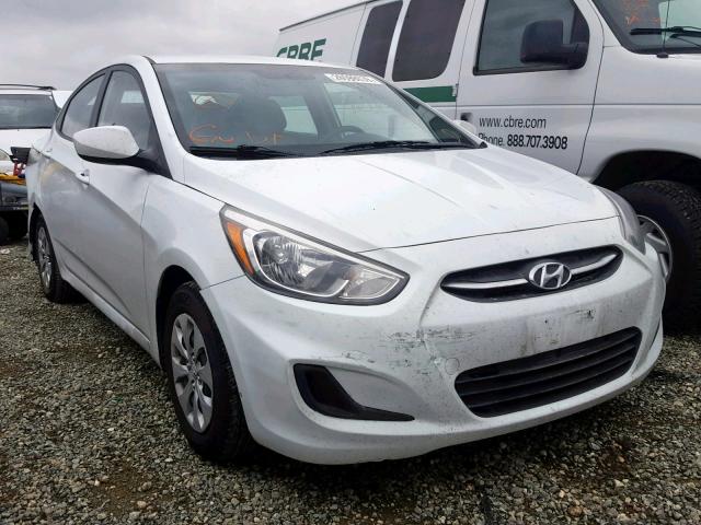 KMHCT4AE4GU077751 - 2016 HYUNDAI ACCENT SE WHITE photo 1