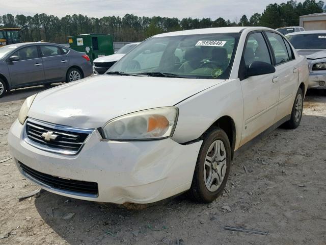 1G1ZS58F77F178639 - 2007 CHEVROLET MALIBU LS WHITE photo 2