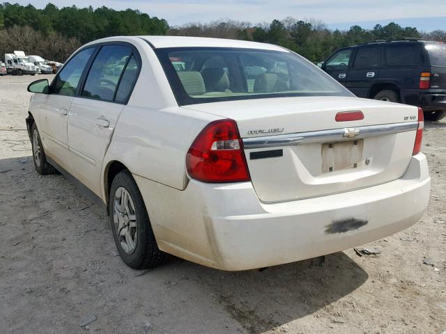 1G1ZS58F77F178639 - 2007 CHEVROLET MALIBU LS WHITE photo 3