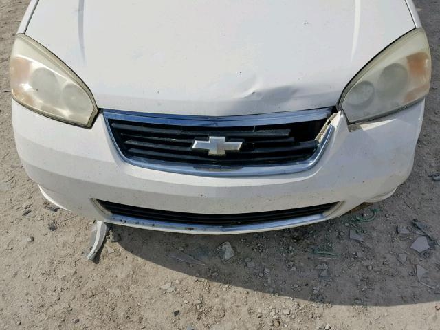 1G1ZS58F77F178639 - 2007 CHEVROLET MALIBU LS WHITE photo 9