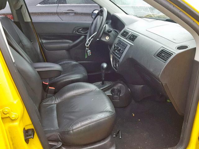 1FAHP37N37W199477 - 2007 FORD FOCUS ZX5 YELLOW photo 5