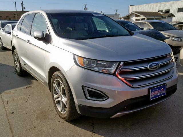 2FMPK3K95GBB06468 - 2016 FORD EDGE TITAN SILVER photo 1