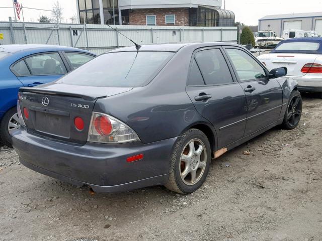 JTHBD182210007895 - 2001 LEXUS IS 300 GRAY photo 4