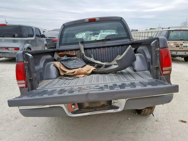 1B7HL48X72S595441 - 2002 DODGE DAKOTA QUA GRAY photo 6